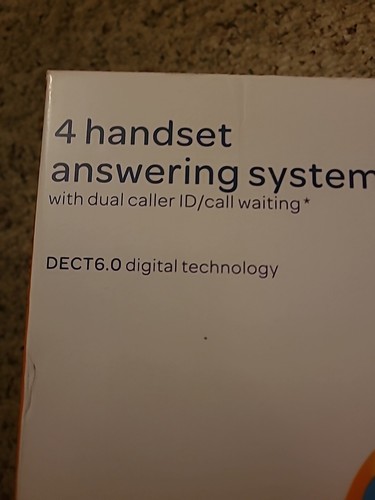 AT&T 4 Handset Phone Answering System w/ Caller ID CL83464 New In Box - Picture 6 of 17