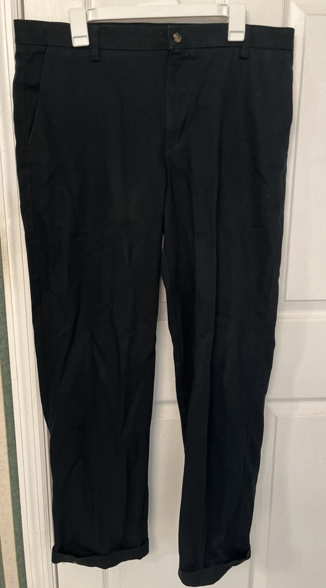 Van Heusen Black Cotton Cuffed Pants Men's Size 36 X 32 | eBay Van Heusen Black Cotton Cuffed Pants Men's Size 36 X 32 | eBay
