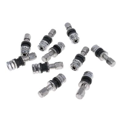 10x Schraubventil Rollerventil 41mm gerade für Moped Roller ATV Quad Mofa Reifen