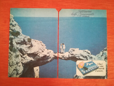 ORIGINAL ADVERTISING ''KISSES'' PERUGINA 1977