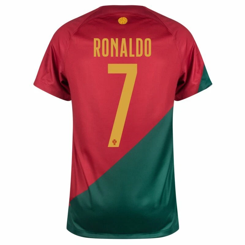 Official Nike Cristiano Ronaldo Portugal Men's Home Stadium Jersey 2022-23