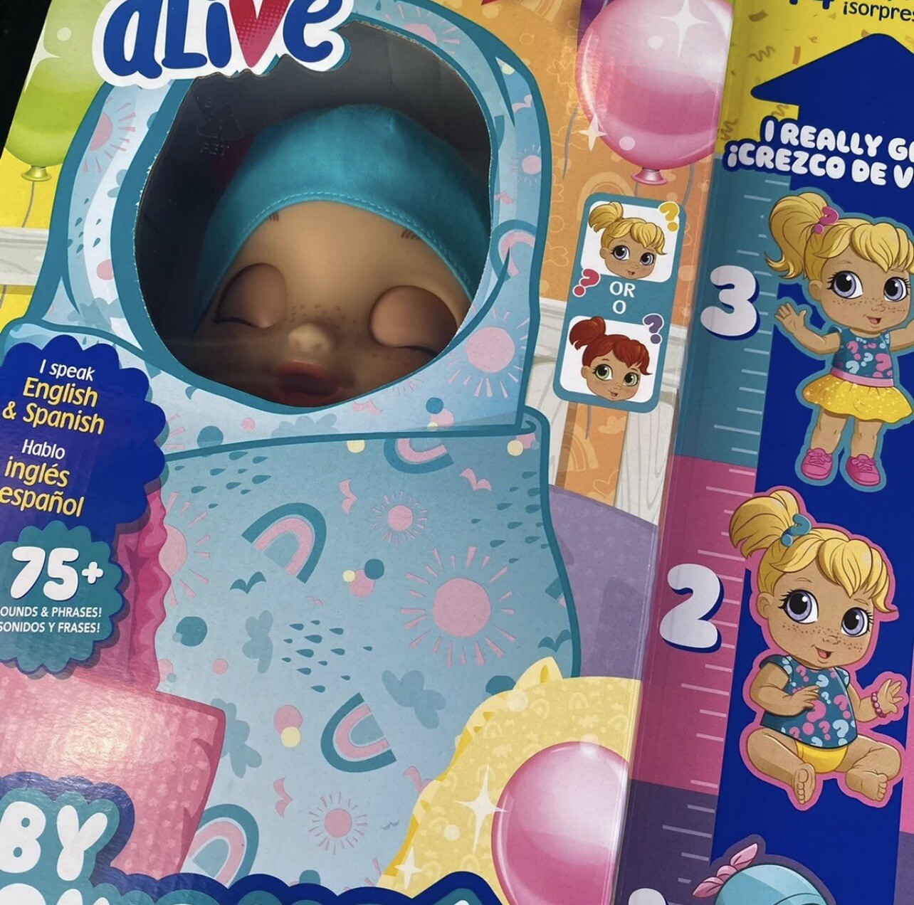 Baby Alive "Baby Grows Up" Happy Hope or Merry Meadows Growing Doll NEW