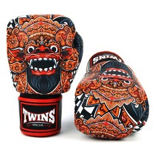 Twins Barong Cuir Gants de Boxe Muay Thaï Entraînement Mitaines Combat