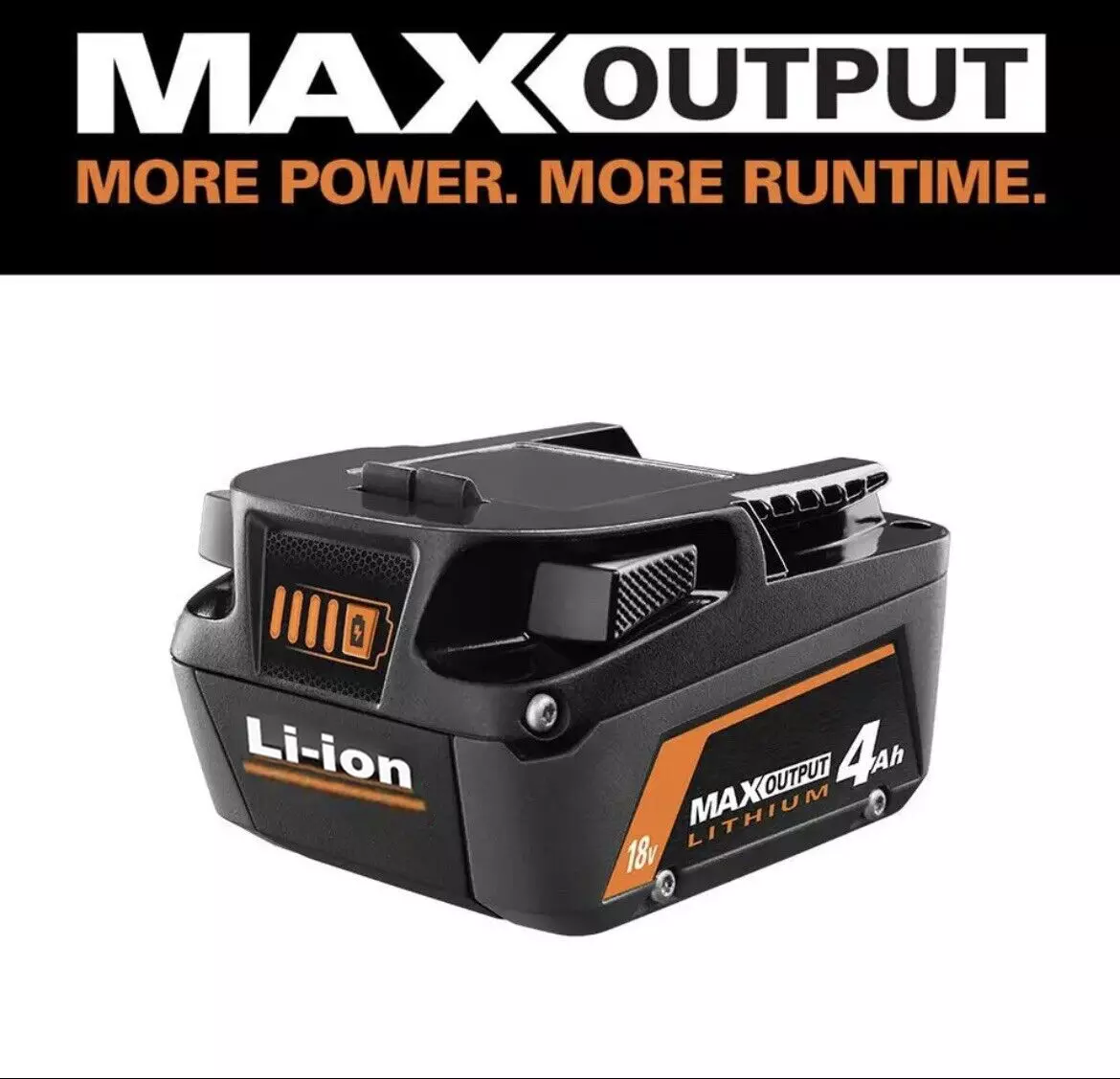 1 PACK BRAND NEW for Ridgid 18V 4ah Lithium Ion MAX Output