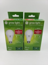 Ge Grow Light 9w Led Advanced Red Light Spectrum For Flowers Fruits X2