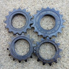 EURO ASIA IMPORTS DELUXE STEEL TRACK COG 1/8" SINGLE SPEED EAI MADE IN USA