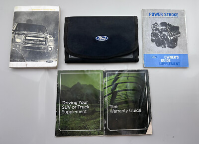 2016 F250 F350 SUPER DUTY 6.7 DIESEL POWER STROKE OWNERS MANUAL SET W/ CASE OEM