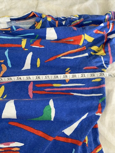 Super Rare Vintage 90’s Ken Done Sailboat Tee Large Unisex New Wave Men Women - Picture 9 of 13