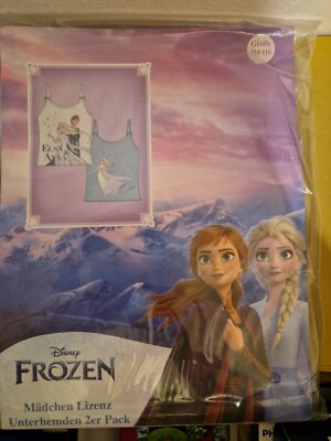 Mädchen Unterhemd Frozen 98/104, Neu