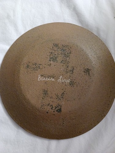 “Live” Barbara Lloyd 6” Wood Plate with Signature - Picture 3 of 3