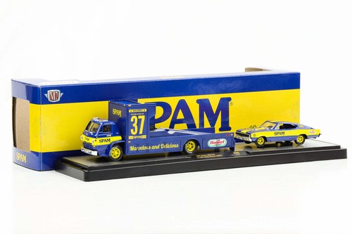 1:64 1966 Dodge L600 Coe & Dodge Chargeur Hemi Spam M2 Machines - Photo 1/3