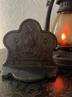 Pair of Vintage Cast Iron Fireplace Kettle Doorstop/Bookends Marked #44 — photo 4