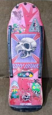 Vintage Powell & Peralta Skateboard 1980s Tony Hawk Pro Pink N