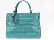 Unused Turquoise Petrol GUESS Cate Satchel Purse Tote Hand Bag Crossbody NWOT