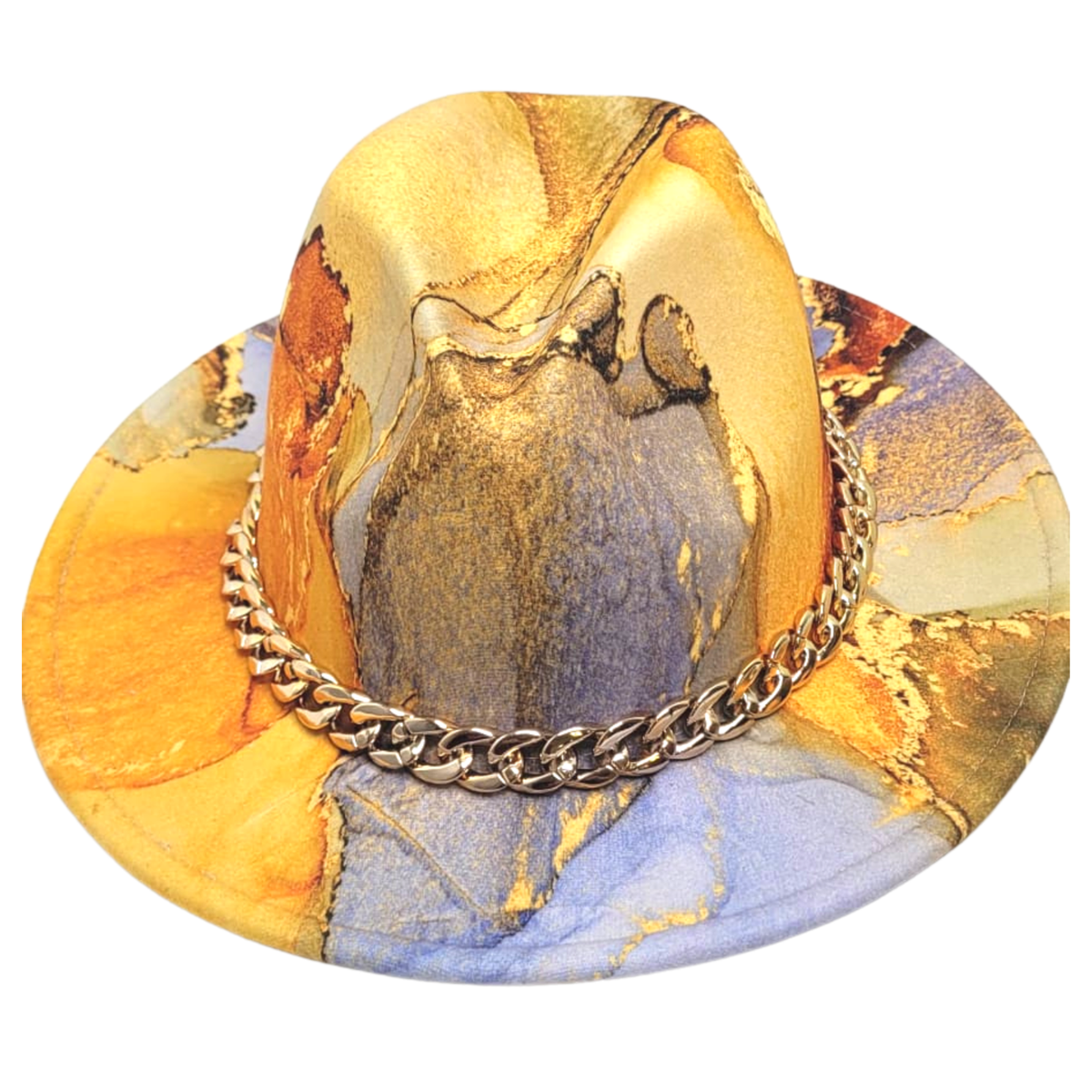 Fedora Tie Dye Hat Hats for Men and Women Panama Hats Wide  display picture 3