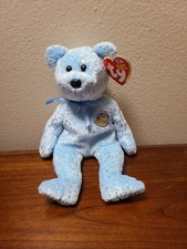 TY Beanie Baby - DECADE the Bear (Light Blue Version) (8.5 inch)