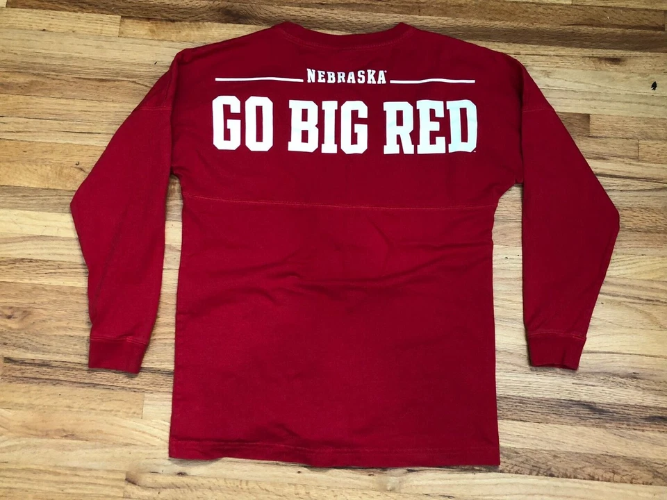 Victoria's Secret Women's S Red Nebraska Long Sleeve Shirt Go Red Big - Image 2 of 4