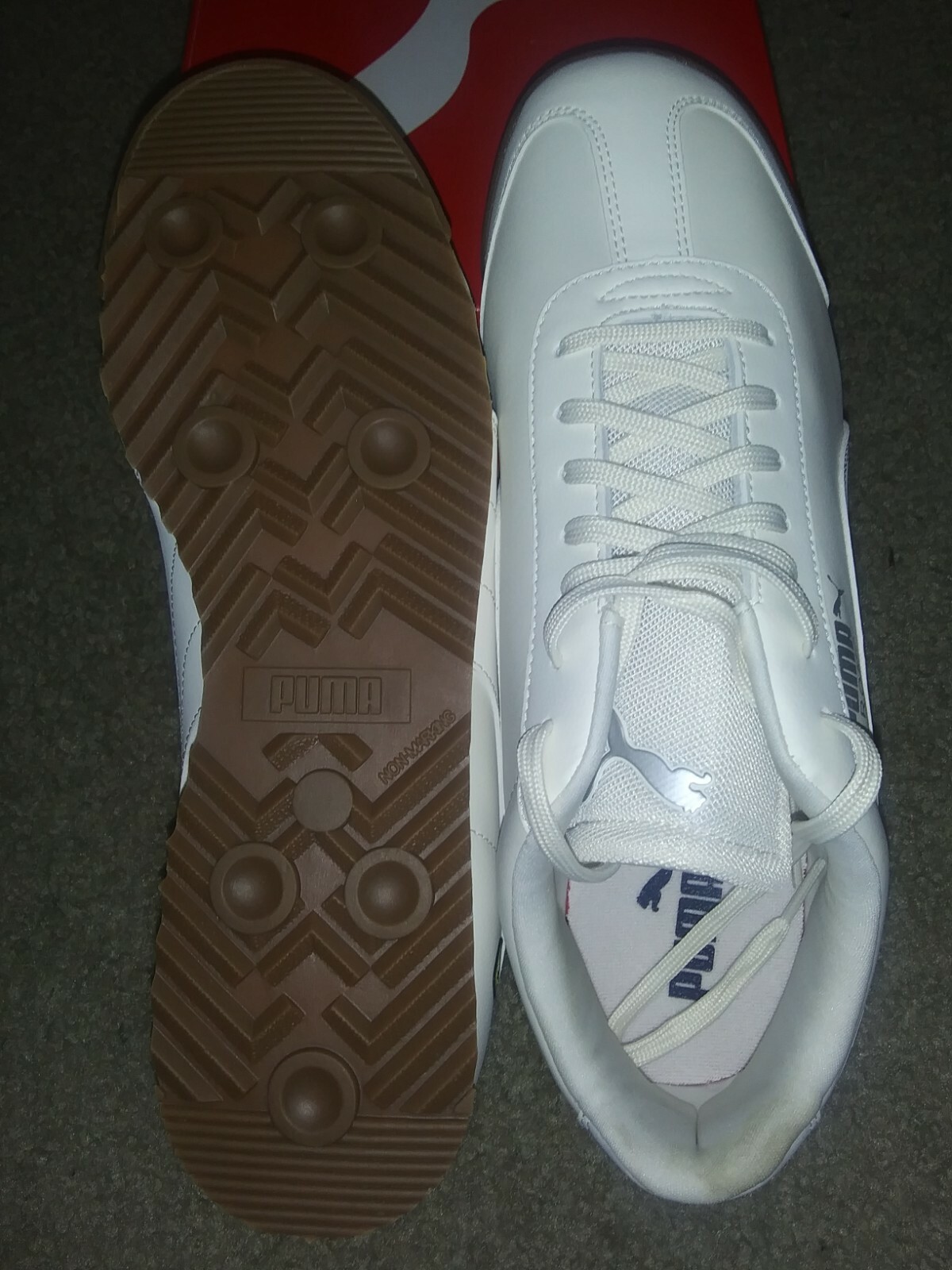 NWT PUMA Roma Basic.  WHITE WHISPER.  SZ 9 image 3