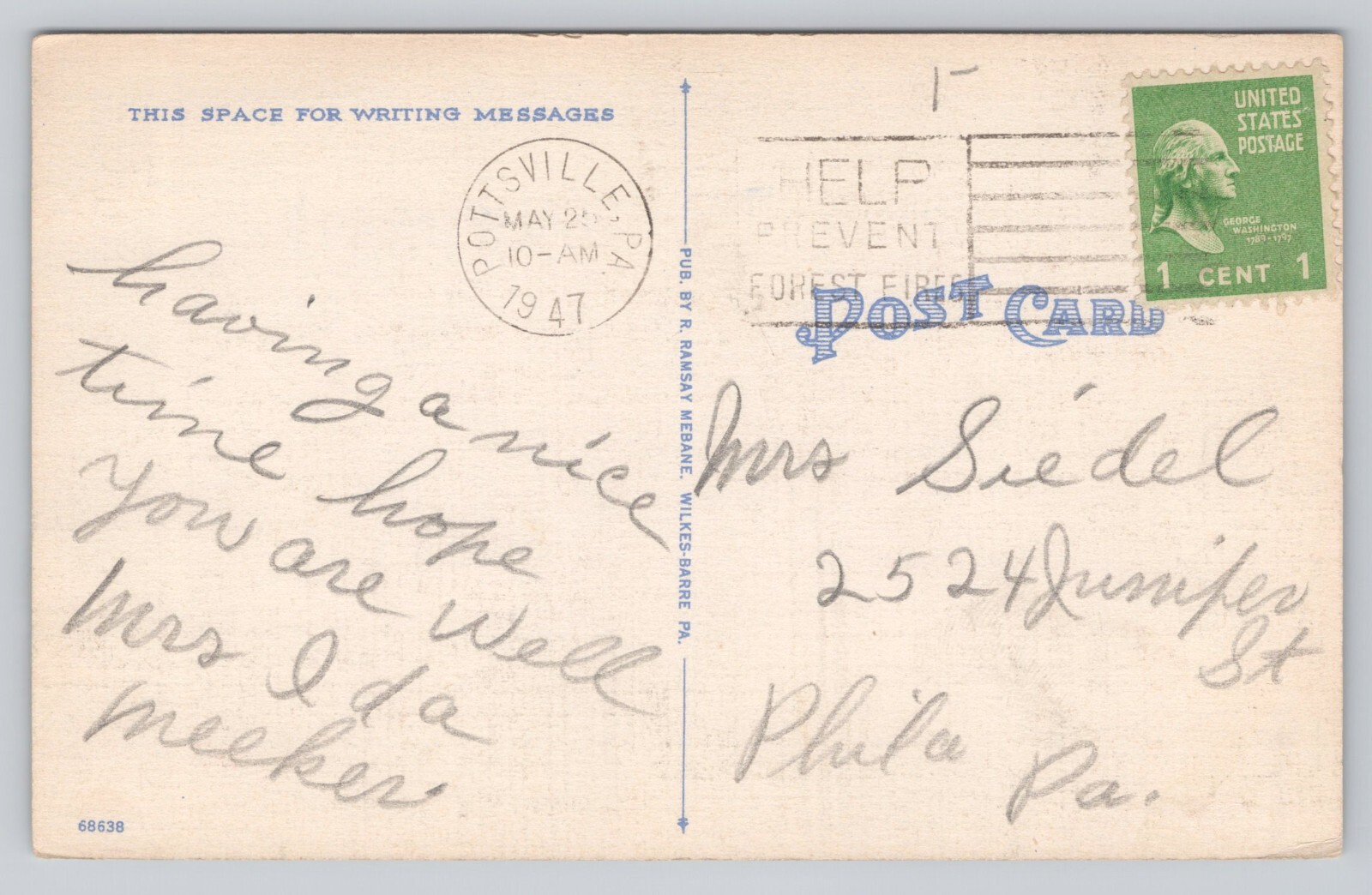 Public Library Pottsville Pennsylvania Postcard eBay