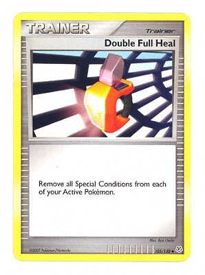 Pokemon Diamond & Pearl 105/130 Uncommon Card - Double Full Heal
