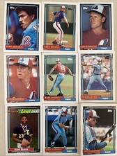 1992 Topps Montreal Expos Complete Team Set! 