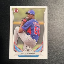 2014 Bowman C.J. Edwards Chicago Cubs #TP-72 RC B3