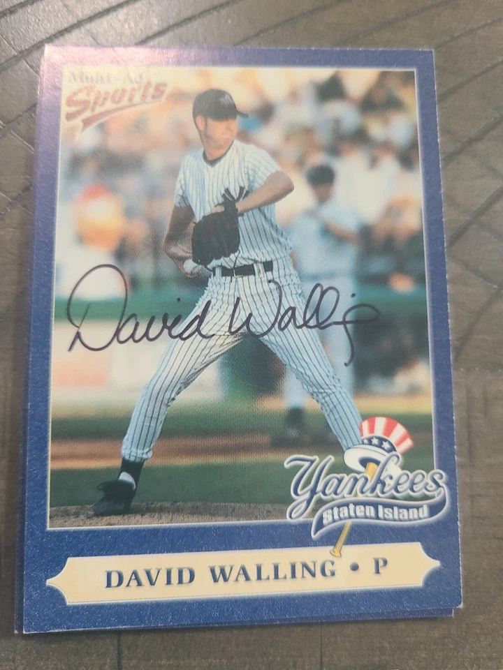 1999 Multi-Ad Sports Staten Island Yankees Complete Set, David Walling Auto - Image 3 of 4