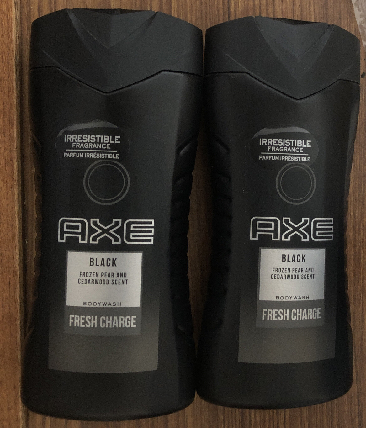 2 Pack Axe Black Fresh Charge Frozen Pear & Cedarwood Scent Body Wash