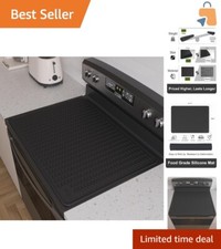 Premium Heat-Resistant Silicone Stove Cover - 28" x 20" for Easy Installation