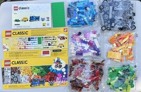 LEGO Classic 484 Pieces All Sealed Bags From Set 10696 + Instruction Book NO BOX