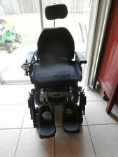 QUANTUM Q EDGE LEVEL SEAT WHEEL CHAIR POWER TILT LIFT RECLINE LEGS LARGE WHEELS