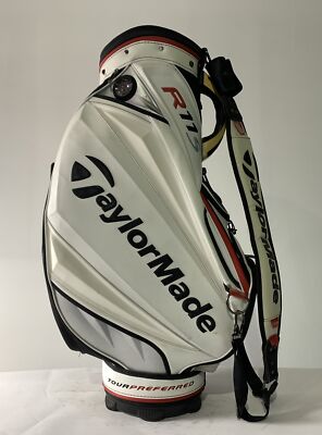 TaylorMade R11 キャディバッグ TaylorMade R11S Staff Bag White 6-Way Divide Single Strap Golf Bag