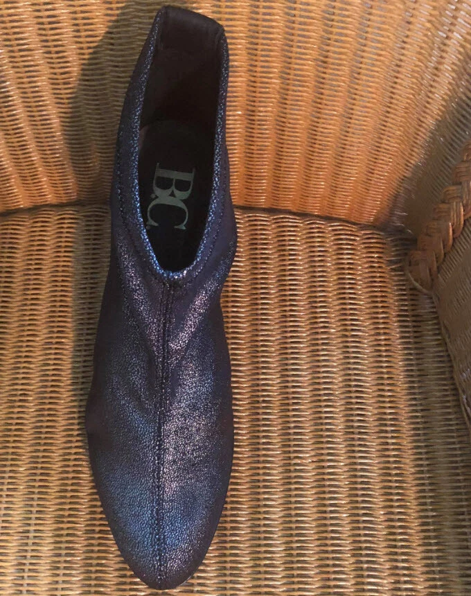 NEU: ELEGANTE CITY STIEFELETTEN EDLER GLITZER-EFFEKT EUR 40 B.C. bronze *095681 - Bild 4 von 4