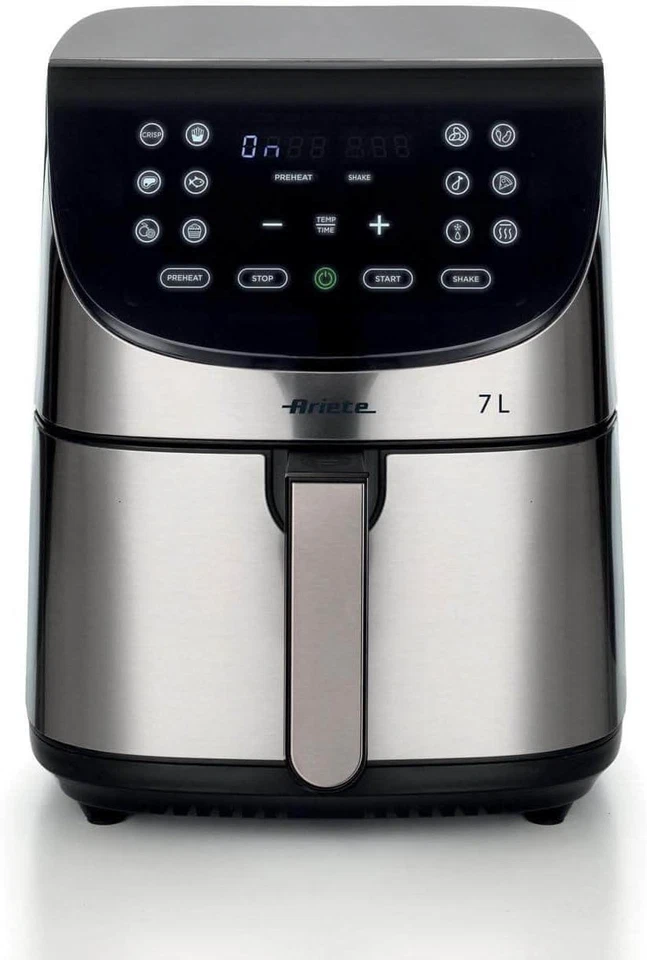 FRIGGITRICE AD ARIA ARIETE 4628 AIR FRYER 7L 2,8 Kg ANTIADERENTE 1800W 12 PROGR.