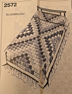 2572 Vintage FINISH AS YOU GO PUFFY QUILT Pattern To SEW (Reproduction)