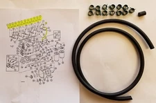 Fuel Return Kit for Farmall IH 666 686 766 886 966 1066 1086 1466 1486 1566 1586