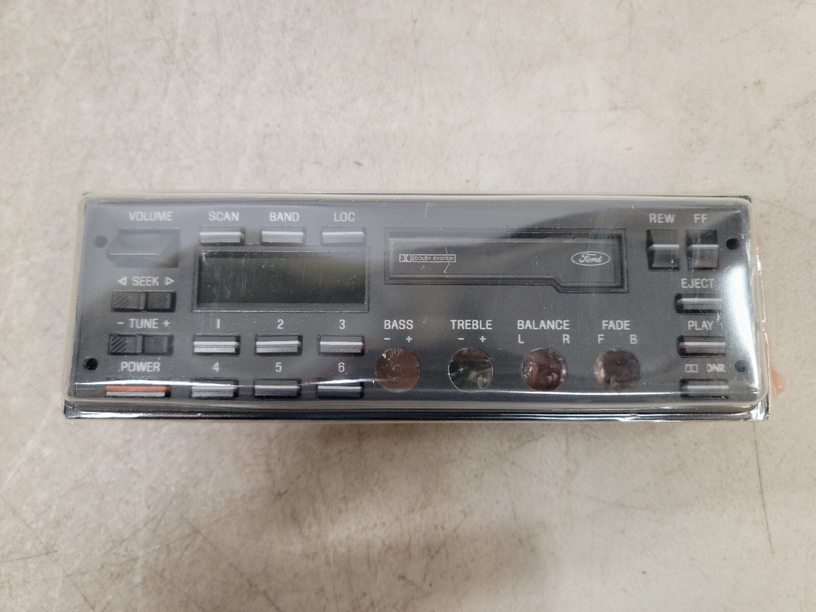 Mercury Capri Convertible Factory Casette AM/FM Radio Face Plate F2FF ...