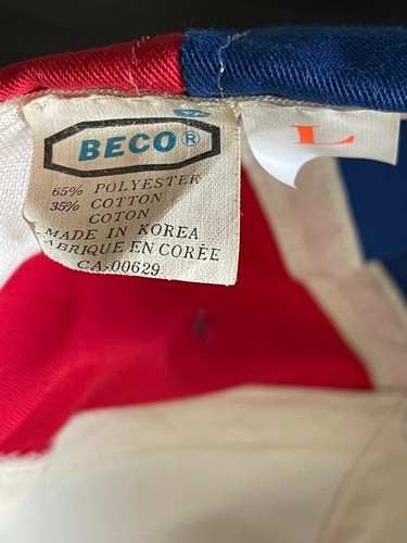 Vintage Original. Montreal Expos Elastic Back Hat - BECO - Picture 8 of 8