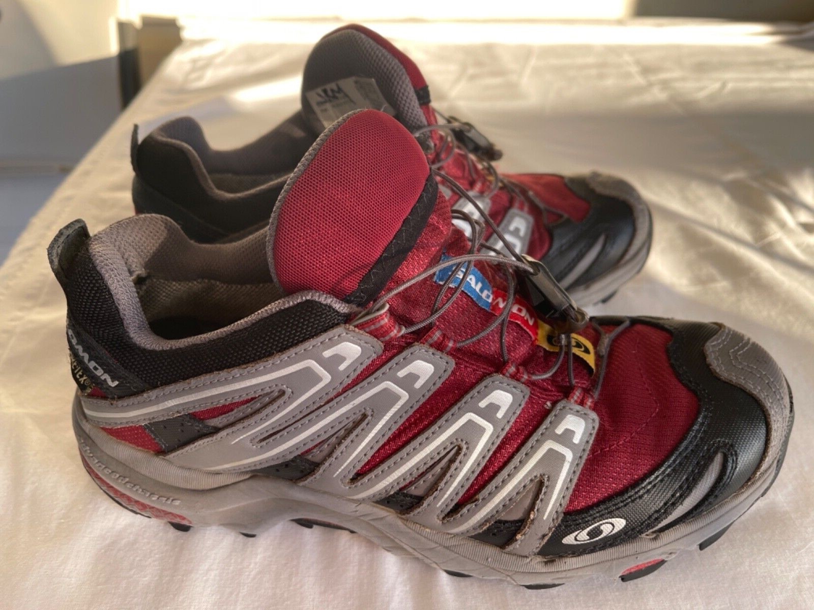 Salomon X Scarpa Ultra Escursionistica Rossa Donna Taglia 7 Gore Tex Contra Grip Ortolite