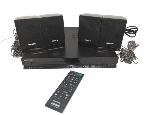 Sony DAV-TZ140 DVD 5.1 Home Theatre System & 4 Mini Surround Speakers Set Remote