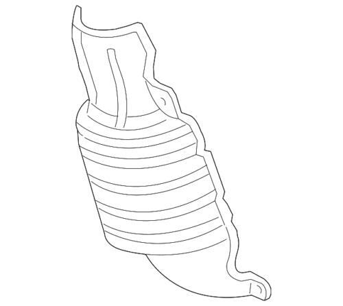 Cubierta del convertidor primario delantero para Acura MDX, RL, TL 2003-2009 (N/P 18121-RCA-A00)