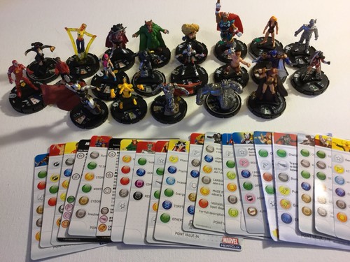 heroclix hammer of thor lot of 21, sr ultron, r destroyer