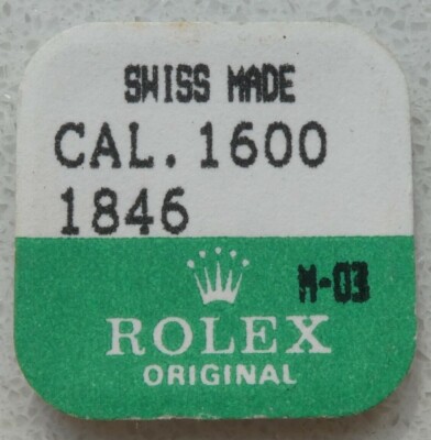 VINTAGE ROLEX 1600 - 1846 CLICK GENUINE    (RO-17)