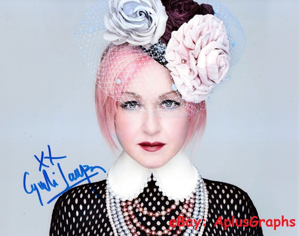 CYNDI LAUPER.. Iconic 80's Singer - SIGNED | eBay