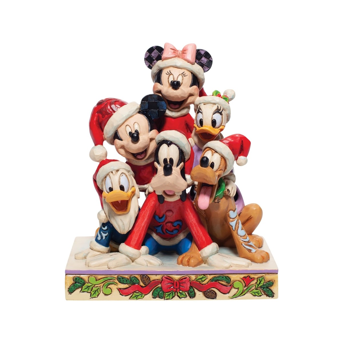 JIM SHORE ミッキー　クリスマス Enesco Jim Shore Disney Traditions Christmas Mickey Mouse and