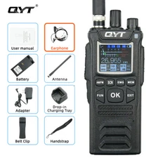 QYT CB-58 Walkie Talkie 27MHz 4W CB Radio Transceiver AM FM Radios + Headset