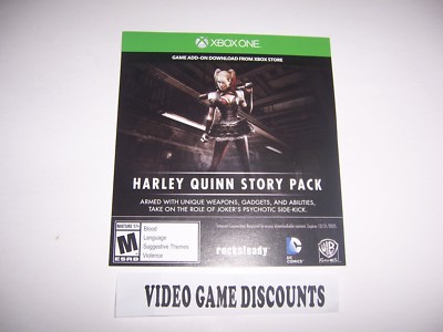 Batman Arkham Knight DLC Code Harley Quinn Story Xbox One 1 VALID & NOT ...