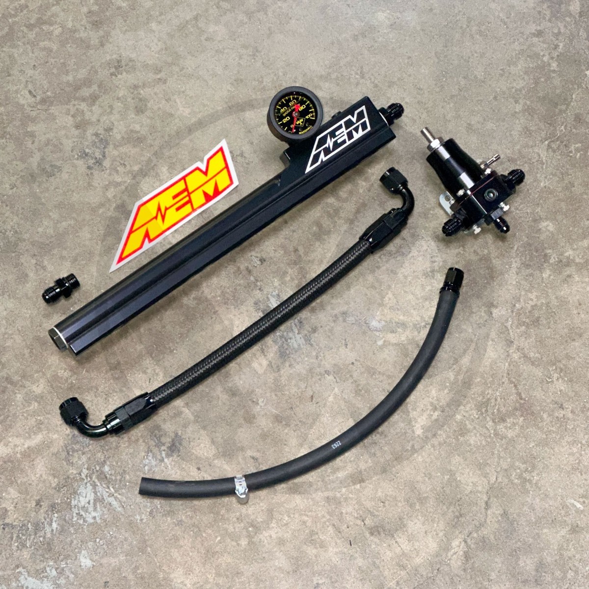 AEM Budget Fuel Rail Swap Kit for Honda Civic Integra B Series EG