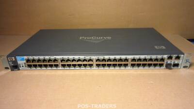 HP ProCurve 2510-48 48-Port 10/100 + 2x GE + 2x GE SFP Rackmount Switch J9020A 
