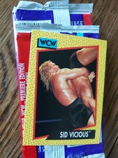 WCW WORLD CHAMPIONSHIP WRESTLING  1991 TRADING CARD #25 SID VICIOUS